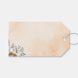 Autumn Pumpkin Baby Shower Favor Tags – Peach Cadeaulabel