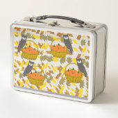 Autumn Pumpkin Back To School Kids Lunch Box (Voorkant)