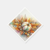 Autumn Pumpkin Baubles Table Servet (Hoek)