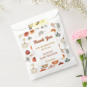 Autumn Pumpkin Boho Herfst Baby shower Bedankzakje (Gezegeld)