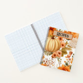 Autumn Pumpkin Bouquet Design Notitieboek (Binnen)