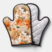 Autumn Pumpkin Bouquet Design Ovenwant (Voorkant / Achterkant)