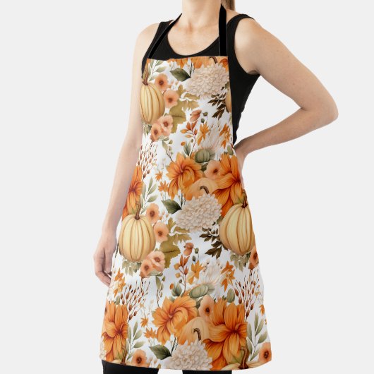 Autumn Pumpkin Bouquet Design Schort (Insitu)