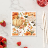 Autumn Pumpkin Bouquet Design Servet (Insitu)