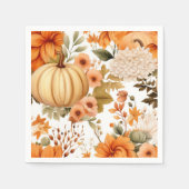 Autumn Pumpkin Bouquet Design Servet (Voorkant)