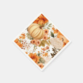 Autumn Pumpkin Bouquet Design Servet (Hoek)