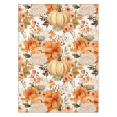 Autumn Pumpkin Bouquet Design Tafelkleed (Voorkant)