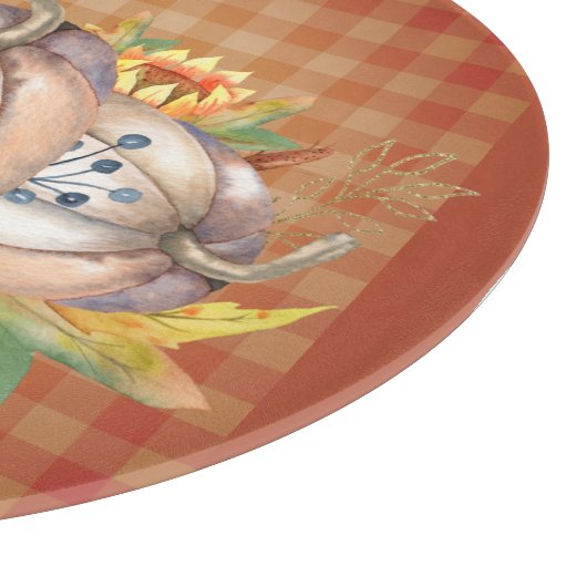 Autumn Pumpkin Bouquet Snijplank (Hoek)