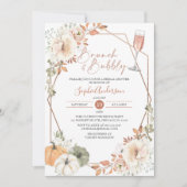 Autumn Pumpkin Brunch & Bubble Herfst Vrijgezellen Kaart (Voorkant)