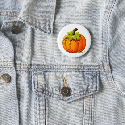 Autumn Pumpkin Button (In situ)