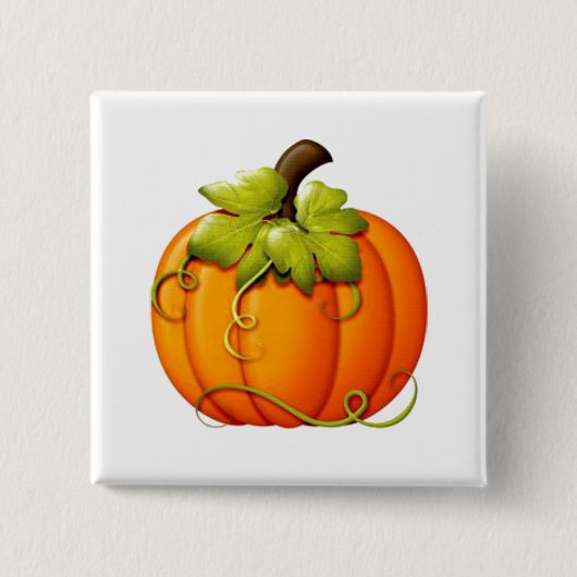 Autumn Pumpkin Button (Voorkant)