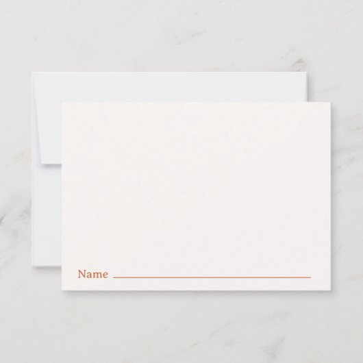 Autumn Pumpkin Diaper Raffle Card – Boho Fall Bedankkaart (Achterkant)