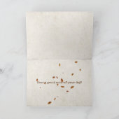 Autumn pumpkin en Indiase maïs Kaart (Binnen)