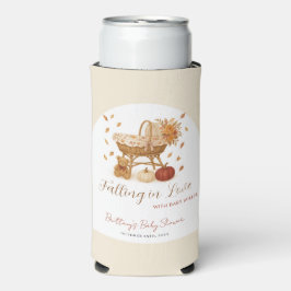 Autumn Pumpkin Falling in Love Baby shower Seltzer Blikjeskoeler