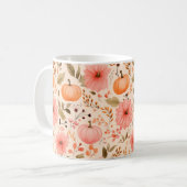 Autumn Pumpkin Floral Mok (Voorkant links)