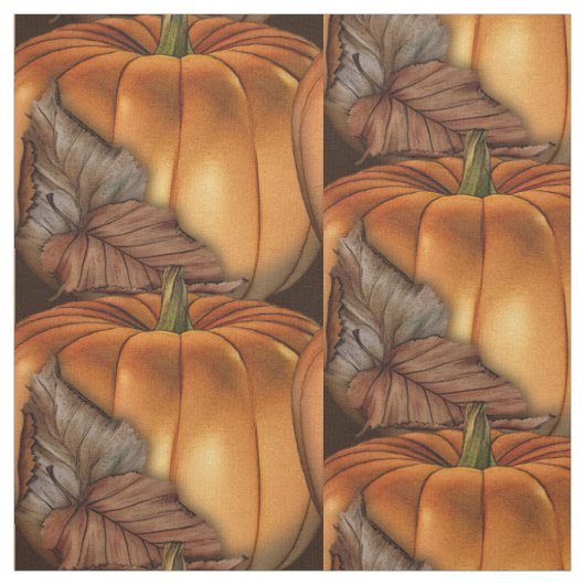 Autumn Pumpkin Halloween Stof (Swatch)