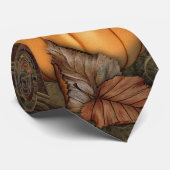 Autumn Pumpkin Halloween Stropdas (Opgerold)