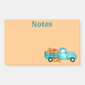 Autumn Pumpkin Harvest Truck Post-It Notes (Voorkant)