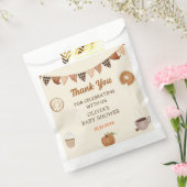 Autumn Pumpkin Herfst Baby shower Bedankzakje (Gezegeld)