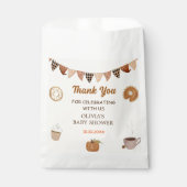 Autumn Pumpkin Herfst Baby shower Bedankzakje (Voorkant)
