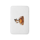 Autumn Pumpkin Herfst Giraffe Thanksgiving Womens  Badmat (Voorkant Verticaal)