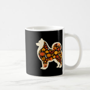 Autumn Pumpkin Herfst Samoyed Thanksgiving Womens Koffiemok