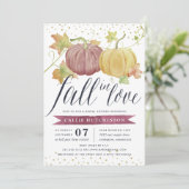 Autumn Pumpkin | HERFST VRIJGEZELLENFEEST Kaart (Staand voorkant)