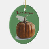 Autumn Pumpkin Keramisch Ornament (Rechts)