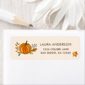 Autumn Pumpkin Label (Insitu)