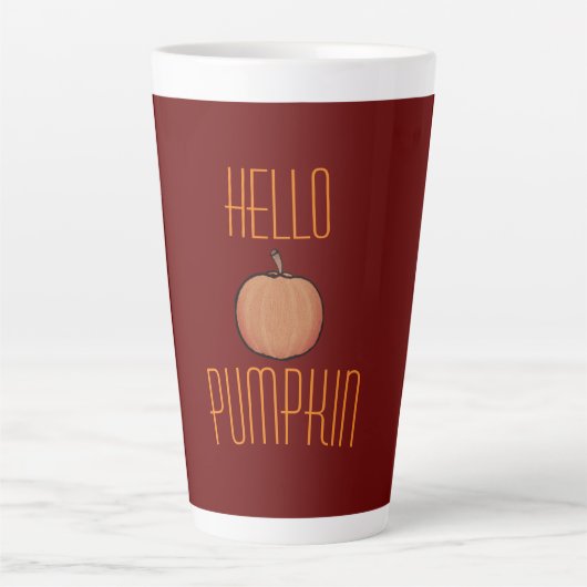 Autumn pumpkin latte mok (Voorkant)