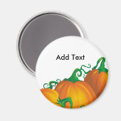 Autumn Pumpkin  Magnet (Voorkant / Achterkant)
