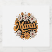 Autumn Pumpkin Mama Sparkling Wijnetiket (Enkel label)