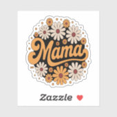 Autumn Pumpkin Mama Sticker (Vel)