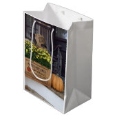 Autumn Pumpkin - Martha's Vineyard Medium Gift Bag Cadeauzakje (Voorkant Gekanteld)