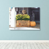 Autumn Pumpkin - Martha's wijngaard Canvas Afdruk (Insitu (Houten vloer))