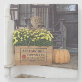 Autumn Pumpkin - Martha's wijngaard Stenen Onderzetter