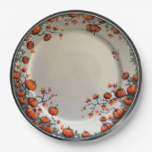 Autumn Pumpkin Paper Bord (Voorkant)