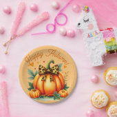 Autumn Pumpkin Papieren Bordje (Feest)