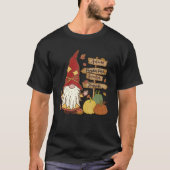 Autumn Pumpkin Patch Gnome Fall Family Pajama Than T-shirt (Voorkant)
