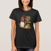 Autumn Pumpkin Patch Gnome Fall Family Pajama Than T-shirt (Voorkant)