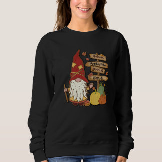Autumn Pumpkin Patch Gnome Fall Family Pajama Than Trui