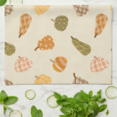 Autumn Pumpkin Patch – Rustic Herfst Co Theedoek (Gevouwen)