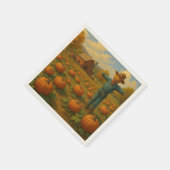 autumn pumpkin patch & scarewcrow servet (Hoek)