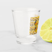 Autumn Pumpkin Pattern Shot Glass Party Favor Glas (Links)
