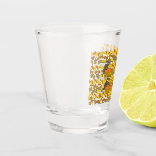 Autumn Pumpkin Pattern Shot Glass Party Favor Shot Glas (Links)