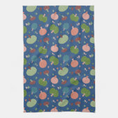 Autumn Pumpkin Pattern Theedoek (Verticaal)