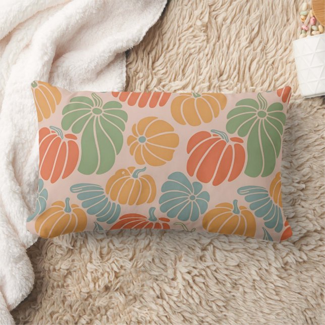 Autumn Pumpkin Pillow Hoesje – Herfst Decor met Kussen (Deken)