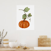Autumn pumpkin poster (Keuken)