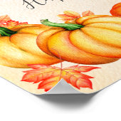Autumn Pumpkin | POSTER THANKSGIVING (Hoek)