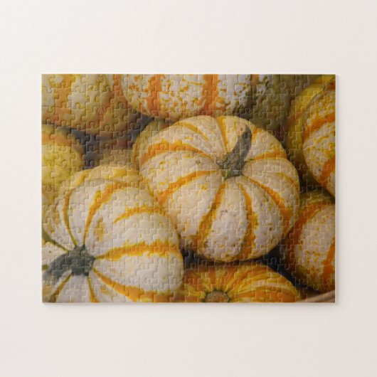Autumn Pumpkin Puzzle Legpuzzel (Horizontaal)